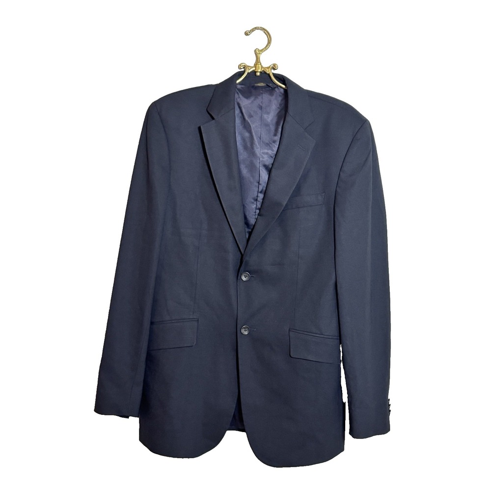 Banana Republic Mens 36R Slim Fit Blazer‎ Sport Coat Jacket Navy